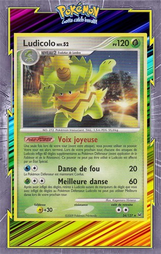 Ludicolo platine 34 - platine, 34/127