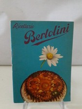 RICETTARIO BERTOLINI anni '60