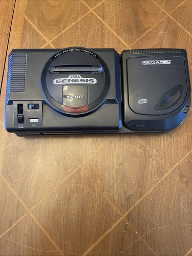 Sega model black - sega, cd