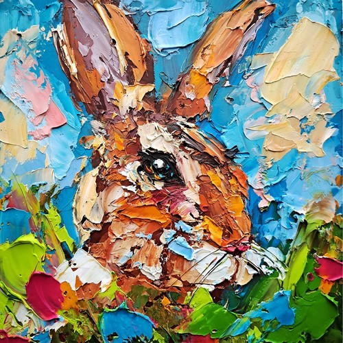 Quadro coniglietto coniglio