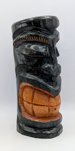 Scultura figura tiki - in, legno