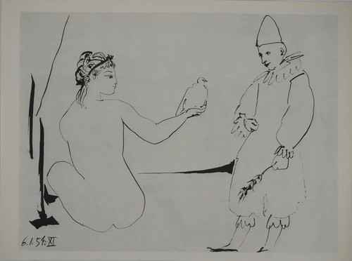 Pablo picasso commedia umana - pablo,