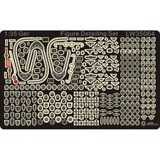 Set dettagli figure 1/35 tedesco seconda guerra mondiale LW35064 lamiera incisa metallo