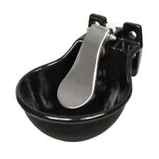 Abbeveratoio automatico beverino per cavalli vacche bovini nero attacco a parete