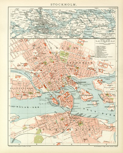 Svezia stoccolma mappa - svezia,