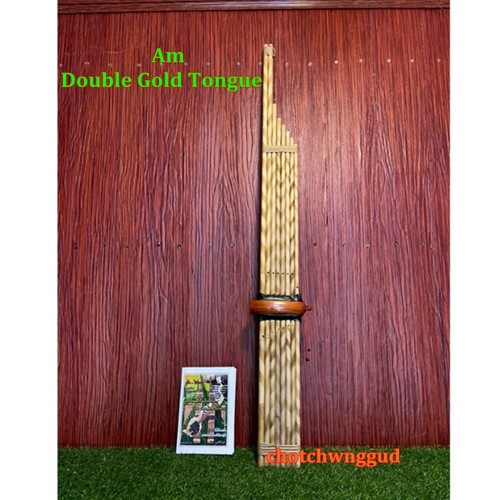 Khaen bamboo doppia - lingua, oro