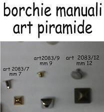 100 borchie piramide art