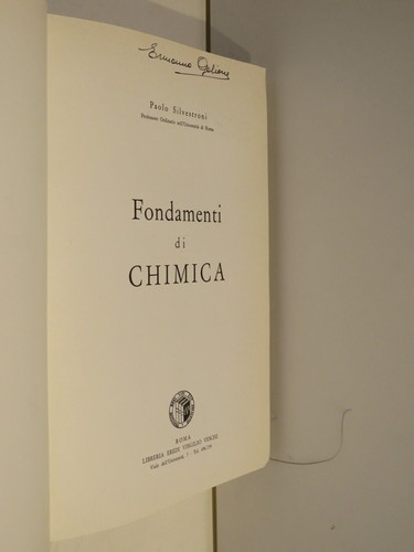 Fondamenti chimica paolo - chimica,