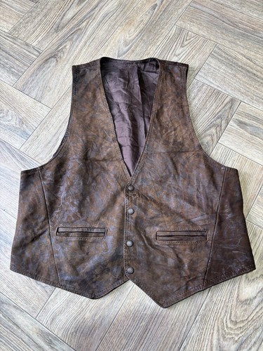 Gilet utility vintage pelle - utility,