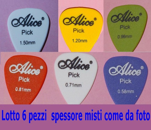 Lotto plettri per - 6,