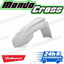 Parafango anteriore cross POLISPORT Bianco 20 KTM 250 SX 2018 (18)!