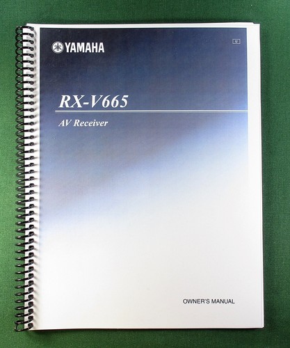Yamaha v665 instruction - yamaha, rx-v665
