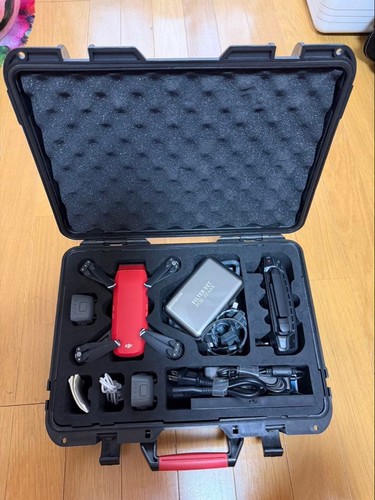Dji spark red quadcopter - dji, drone