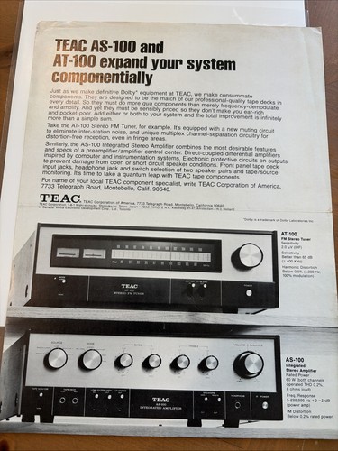 Amplificatore stereo teac - stereo,