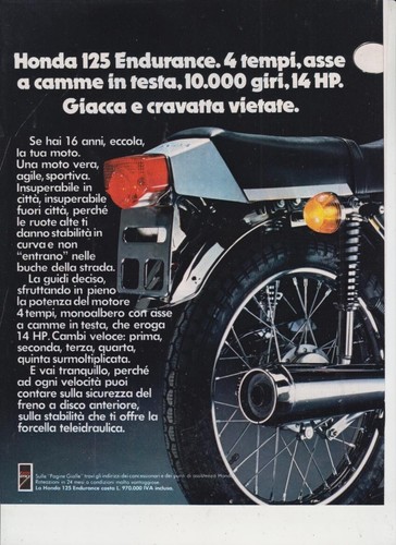 Advertising pubblicità moto - pubblicità,