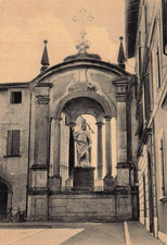 27-20C) CARTOLINA GUBBIO MONUMENTO S UBALDO FILATELICA EUGUBINA PERUGIA