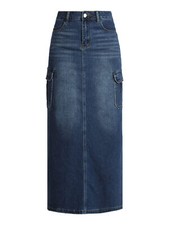 vale denim Gonna lunga in