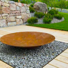 Braciere da esterno in acciaio corten