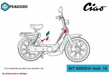 Kit adesivi piaggio ciao - kit,