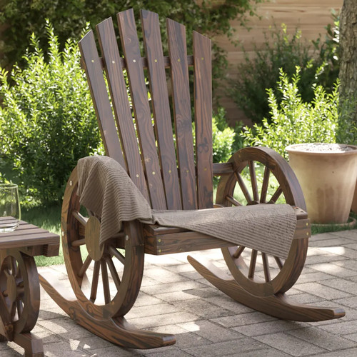 Sedia dondolo adirondack - a,