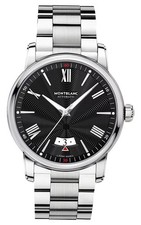 Orologio Uomo Montblanc 4810 Automatico Acciaio Inox Quadrante Nero Data 115935