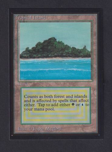 Magic mtg tropical island - -,