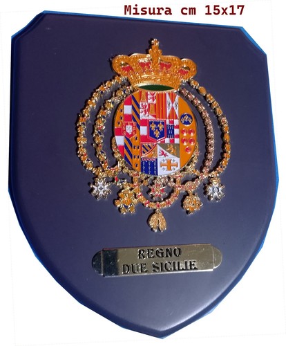 Crest con scritta - con, delle