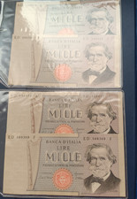 LOTTO DI 4 BANCONOTE LIRE 1000