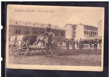 Cartolina Militare Artiglieria a Cavallo Salto di Due Pezzi K4086