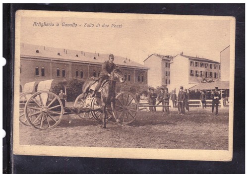 Cartolina militare artiglieria - militare,