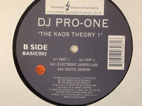 Pro one the kaos theory - dj,