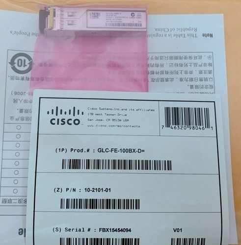 Cisco glc 100bx - cisco, glc-fe-100bx-d