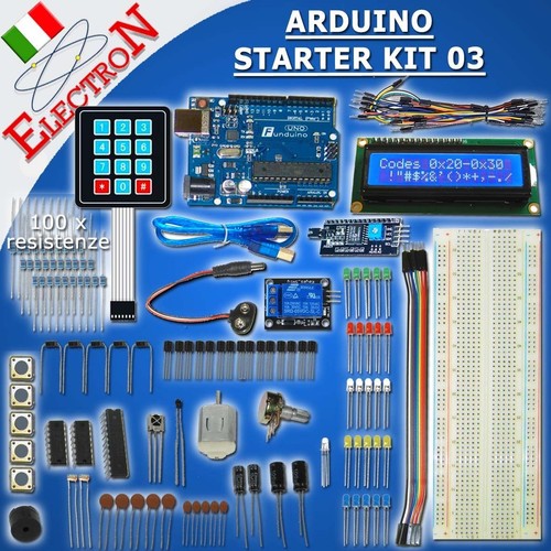 Starter kit per arduino - kit,