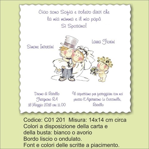 Partecipazioni nozze - di,