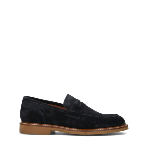 Frau mocassino uomo blu pelle - frau,
