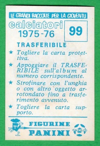 Trasferibile calciatori panini - calciatori,