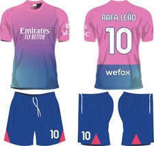 Completo Milan 2024 Third Calcio Nome e Numero Con La Personalizzazione No Reso