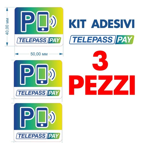 Adesivi telepass pay - adesivi,