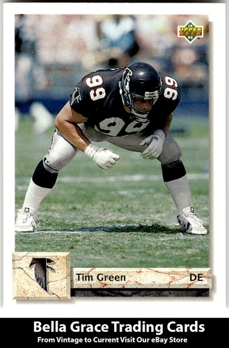 Upper deck 1992 tim green - upper,