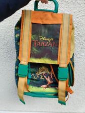 TARZAN Zaino Cartella + Sacca + Torcia + Quaderno Scuola Vintage Giochi Preziosi