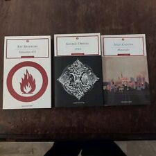 CALVINO, ORWELL, BRADBURY - OSCAR CLASSICI MODERNI  LOTTO 3 ROMANZI - MONDADORI