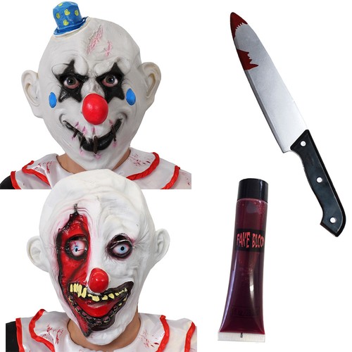 Maschera pagliaccio halloween - maschera,