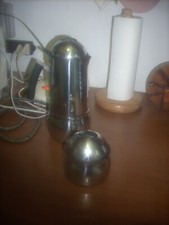 caffettiera pressofiltro bialetti + zuccheriera 6 tazze acciaio inox 18/10 leggi
