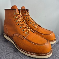 Stivali mocassini classici Red Wing 875 marrone marrone chiaro oro Legacy UK 10 EU 44