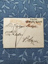 Prefilatelia. Lombardo Veneto. Milano/Bologna. Frontiera. Vollmeier P2.