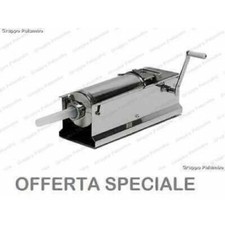 INSACCATRICE A 2 VELOCITA' 8 KG PAVI PALUMBO IN ACCIAIO INOX RECIPIENTE 18/10