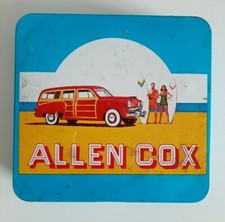 SCATOLA DI LATTA VINTAGE - COSTUME DA BAGNO - ALLEN COX