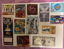 LOTTO di 12 FLYER - RIMINI- DISCOTECA - DJ NO COCORICO- NO PRINCE - NO ECU