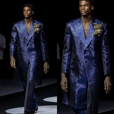 Lusso lucido uomo abiti