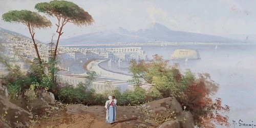 Acquerello antico carta il - su, carta.
